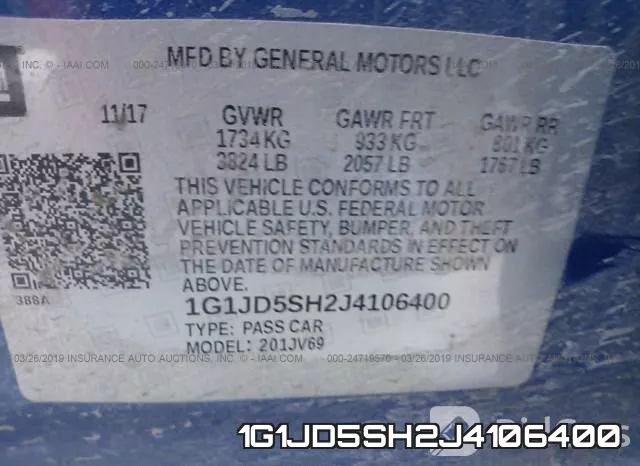 1G1JD5SH2J4106400 фото 10