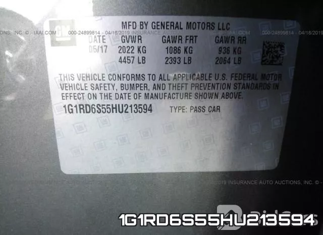 1G1RD6S55HU213594 фото 10