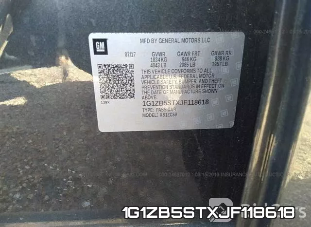 1G1ZB5STXJF118618 фото 10