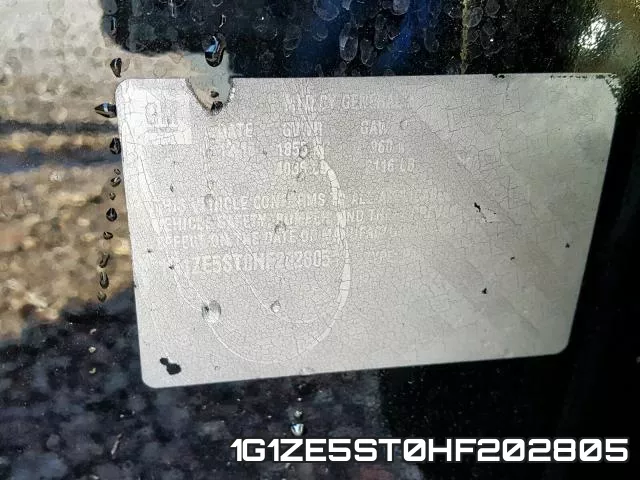 1G1ZE5ST0HF202805 фото 2