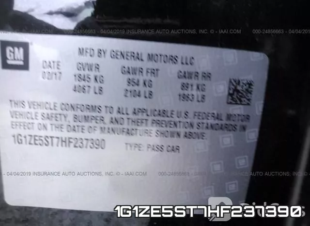 1G1ZE5ST7HF237390 фото 10