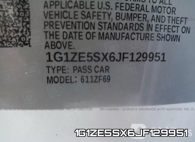 1G1ZE5SX6JF129951 фото 10