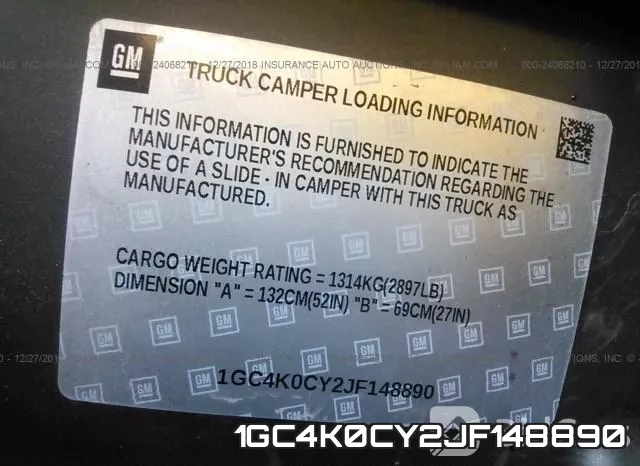 1GC4K0CY2JF148890 фото 10