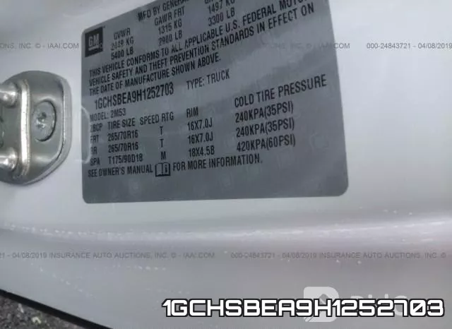 1GCHSBEA9H1252703 фото 9