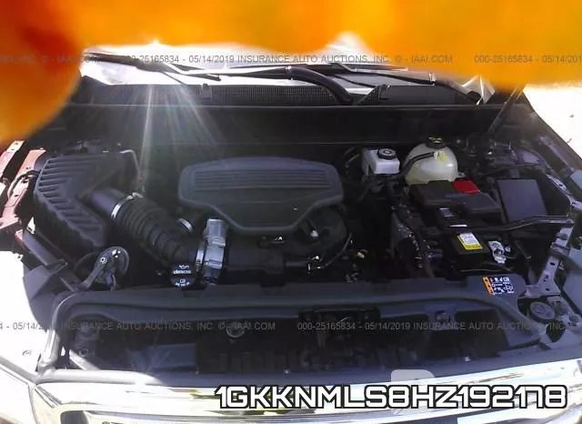 1GKKNMLS8HZ192178 фото 2