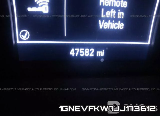 1GNEVFKW7JJ173612 фото 8