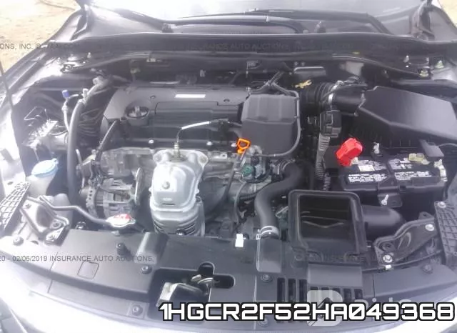 1HGCR2F52HA049368 фото 2