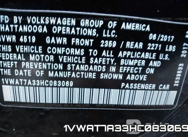 1VWAT7A33HC083069 фото 10