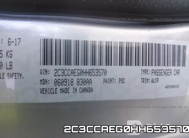 2C3CCAEG0HH653570 фото 10