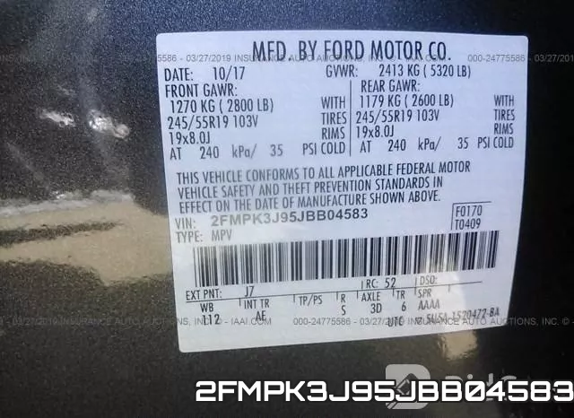 2FMPK3J95JBB04583 фото 10