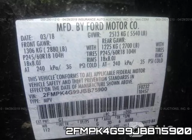 2FMPK4G99JBB75900 фото 10