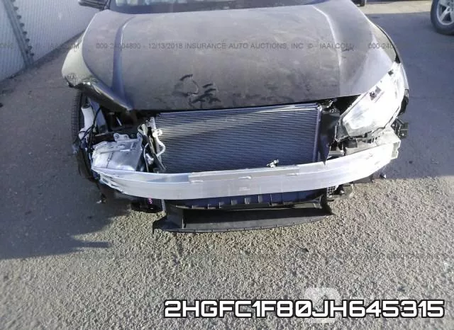 2HGFC1F80JH645315 фото 7