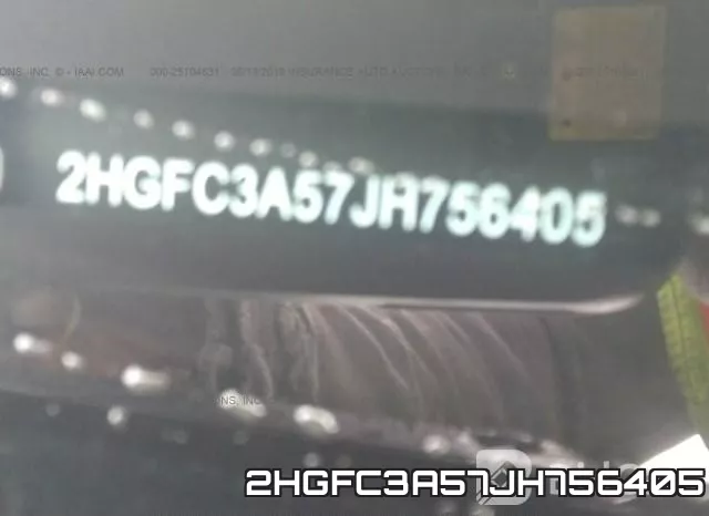 2HGFC3A57JH756405 фото 10