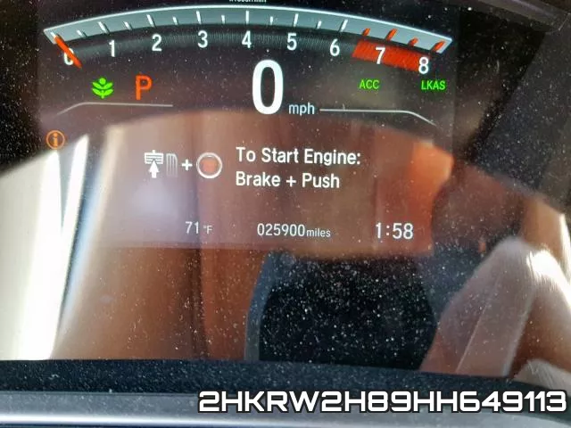 2HKRW2H89HH649113 фото 9