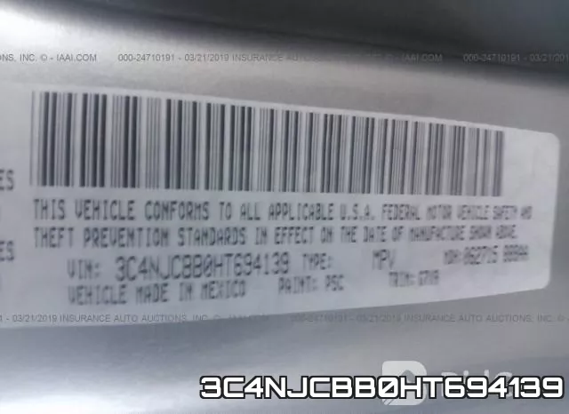 3C4NJCBB0HT694139 фото 10