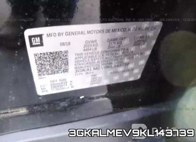 3GKALMEV9KL143739 фото 10