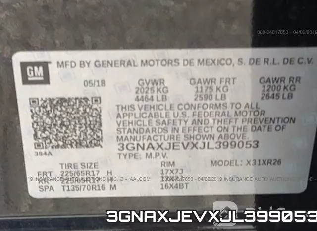 3GNAXJEVXJL399053 фото 10