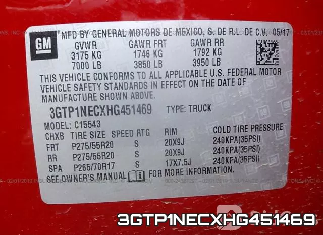 3GTP1NECXHG451469 фото 10