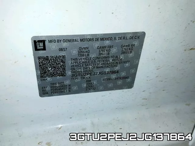 3GTU2PEJ2JG137864 фото 2