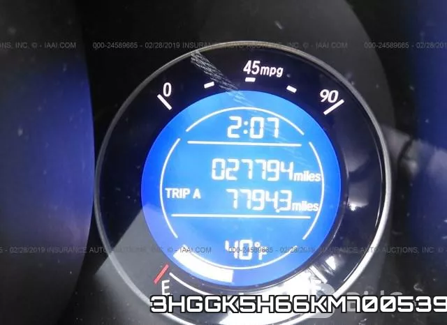 3HGGK5H66KM700539 фото 8