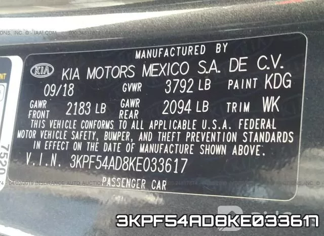 3KPF54AD8KE033617 фото 10