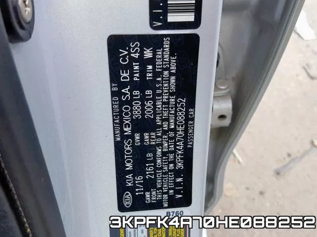 3KPFK4A70HE088252 фото 2
