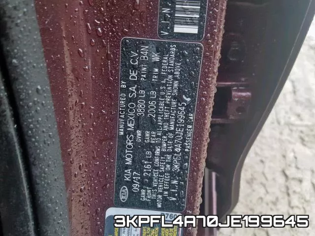 3KPFL4A70JE199645 фото 2