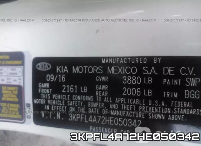 3KPFL4A72HE050342 фото 9
