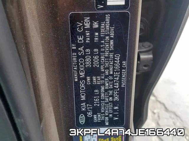 3KPFL4A74JE166440 фото 2