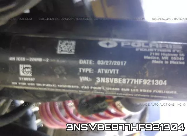 3NSVBE877HF921304 фото 2