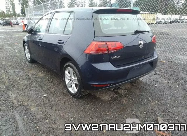 3VW217AU2HM070377 фото 4