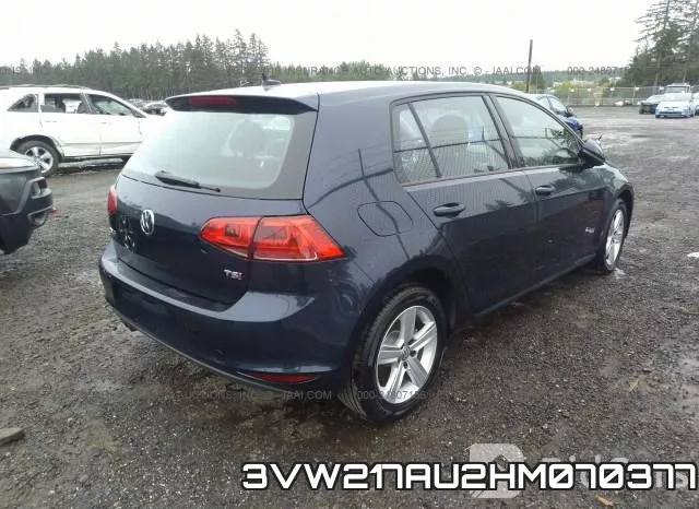 3VW217AU2HM070377 фото 5