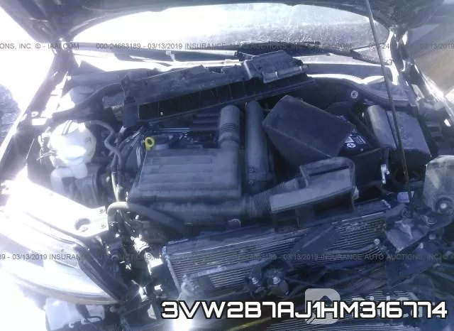 3VW2B7AJ1HM316774 фото 2
