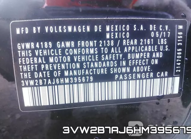 3VW2B7AJ6HM395679 фото 10