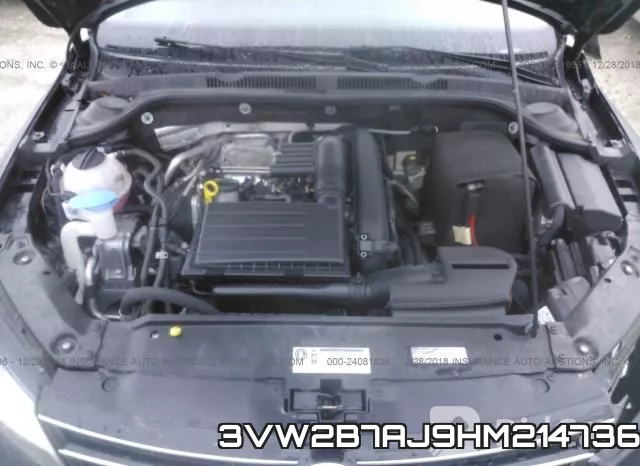 3VW2B7AJ9HM214736 фото 2