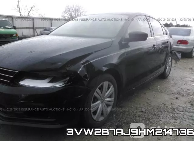 3VW2B7AJ9HM214736 фото 3