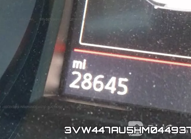 3VW447AU5HM044937 фото 8