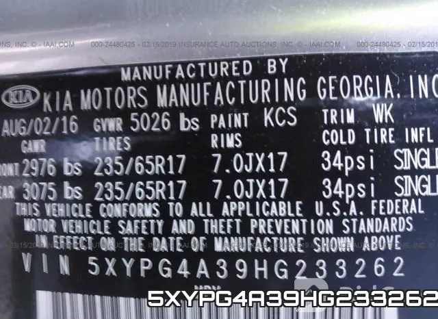 5XYPG4A39HG233262 фото 10