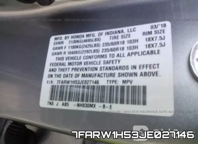 7FARW1H53JE027146 фото 10