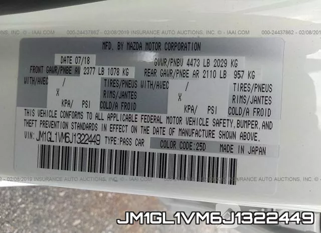 JM1GL1VM6J1322449 фото 10