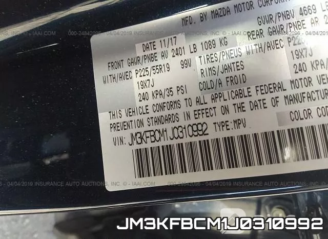 JM3KFBCM1J0310992 фото 10