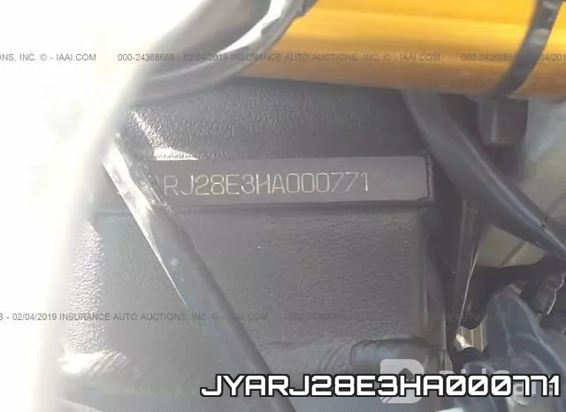 JYARJ28E3HA000771 фото 2