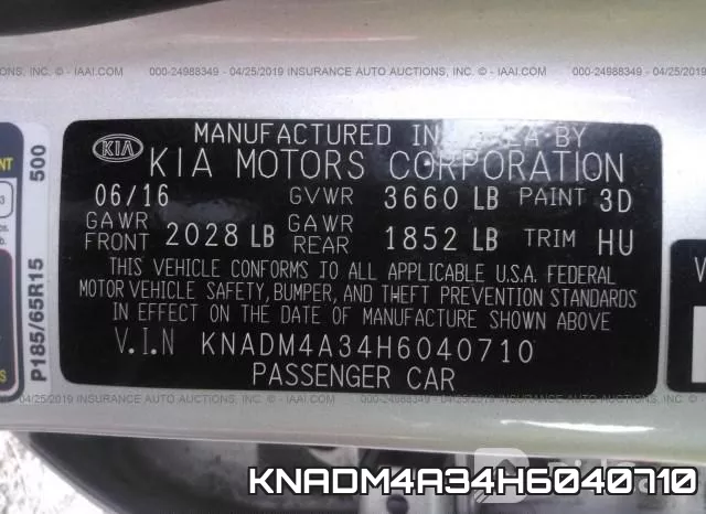 KNADM4A34H6040710 фото 10