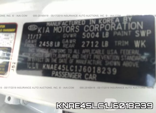 KNAE45LC1J6018239 фото 9
