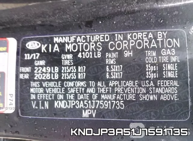 KNDJP3A51J7591735 фото 10