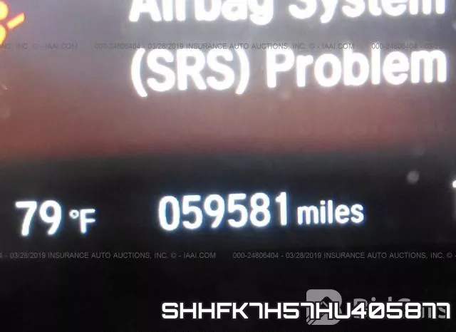 SHHFK7H57HU405877 фото 8