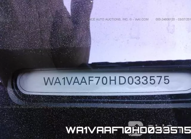 WA1VAAF70HD033575 фото 10