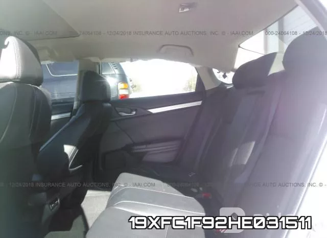 19XFC1F92HE031511 фото 9