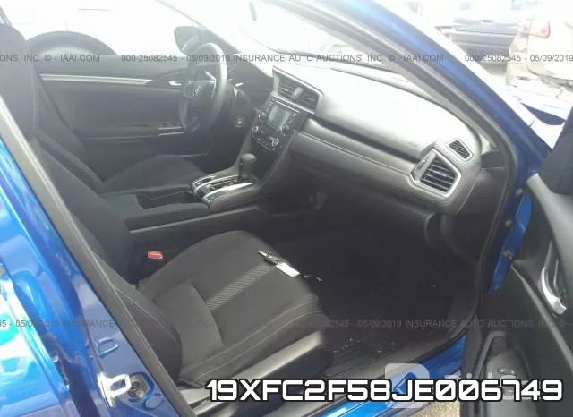 19XFC2F58JE006749 фото 6