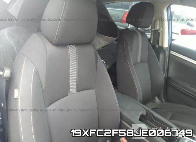 19XFC2F58JE006749 фото 9